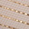 10" Poly Deco Mesh Ribbon: Matte Champagne Wide Foil (10 Yards)